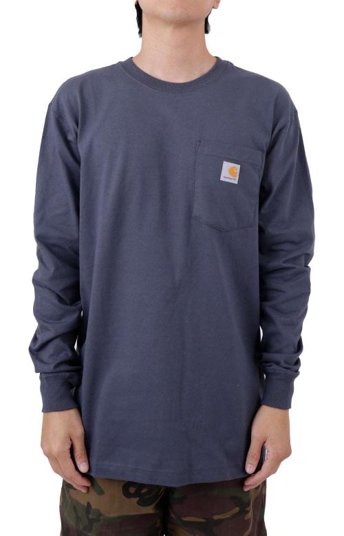 Loose Fit Heavyweight L/S Hunt Graphic Shirt - Bluestone