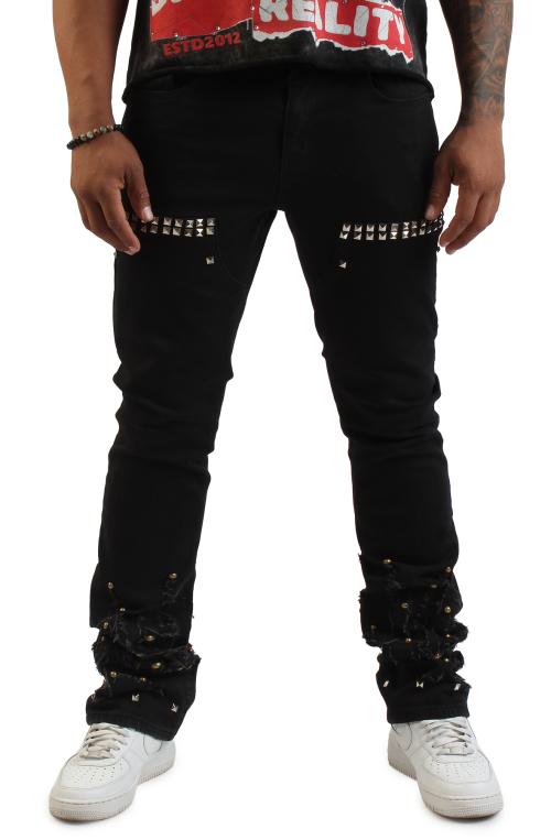 Studded Flame Jeans