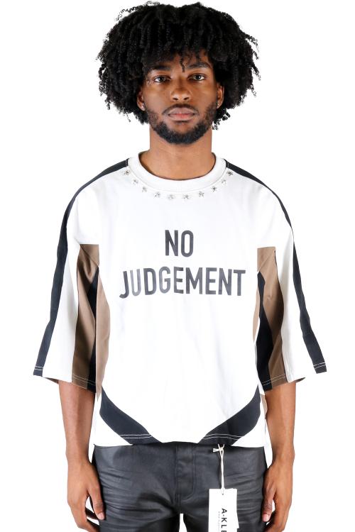 ATYPICAL S/N Jersey 3/4 Sleeve Crop Top Tee