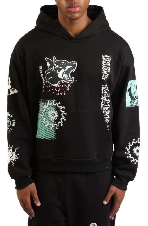 Graphic Logo Boxy Hoodie