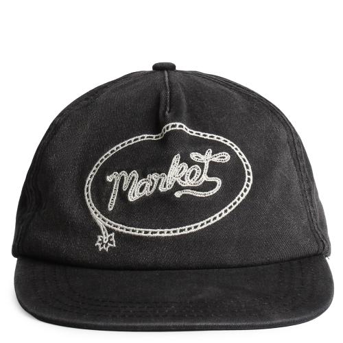 MARKET LASSO LOCKUP 5-PANEL HAT