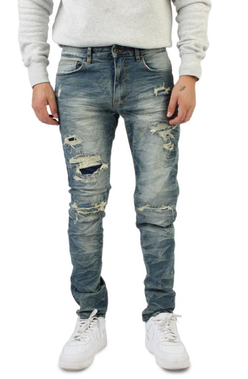 Lightning Ripped Denim