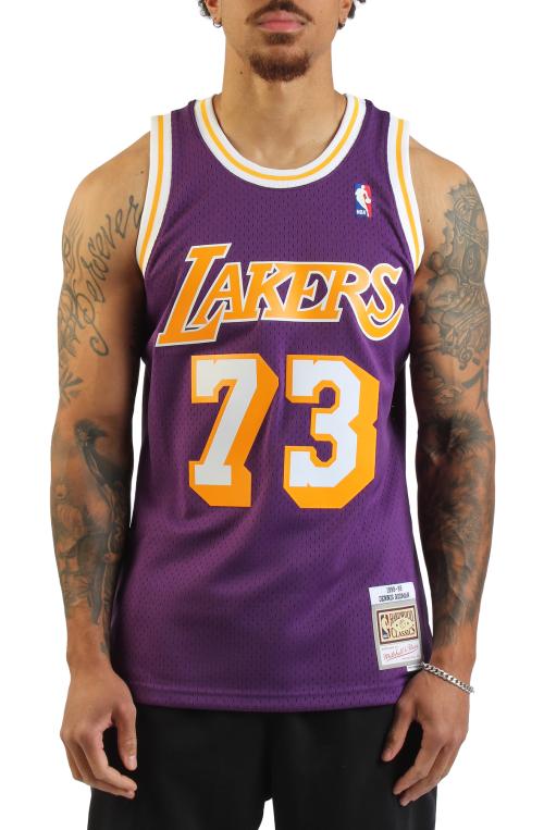 NBA Los Angeles Lakers Dennis Rodman #73 '98-'99 Road Swingman Jersey