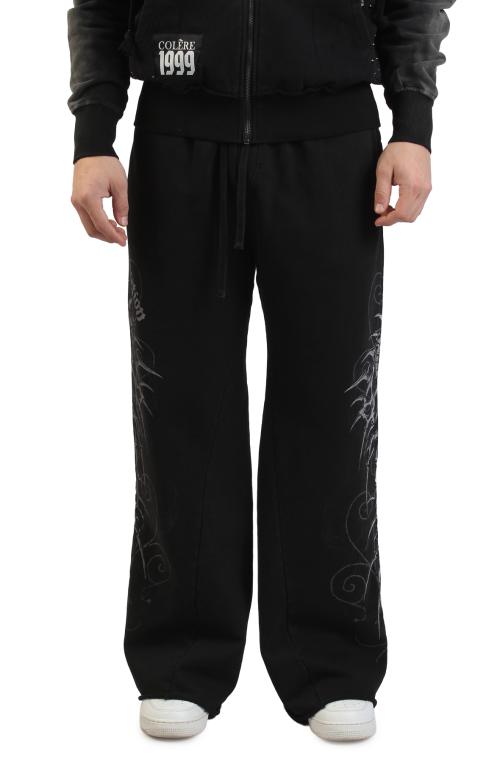Skeleton Wide Leg Sweatpants