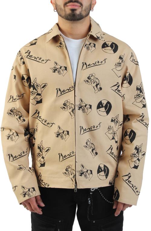 Smiley Cubism Work Jacket