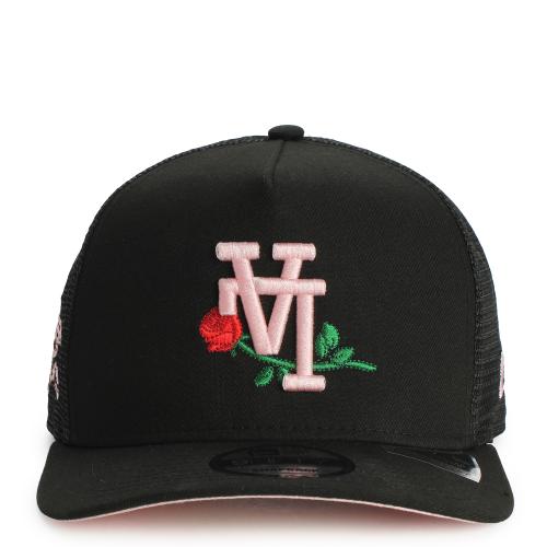 MLB Los Angeles Dodgers Upside Down Rose 9Fifty A-Frame Snapback