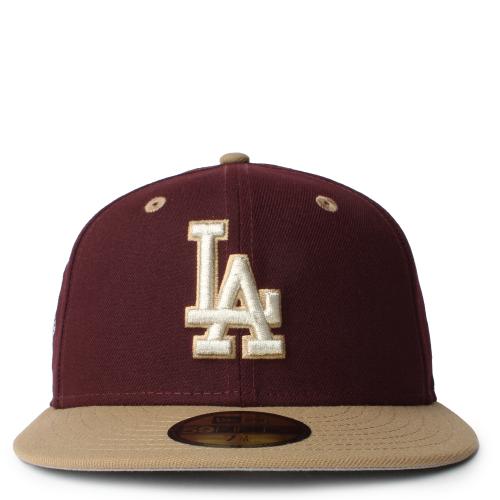 Los Angeles Dodgers Maroon 59Fifty Fitted Hat