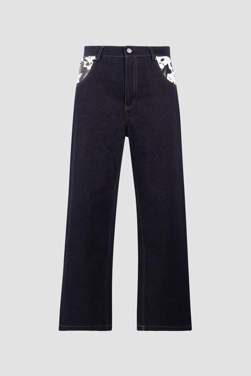 Cow Pocket Denim Jeans