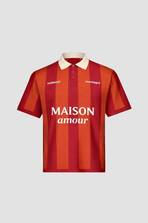 hideout x Maison Montagut Chicago Fil Lumire Soccer Polo