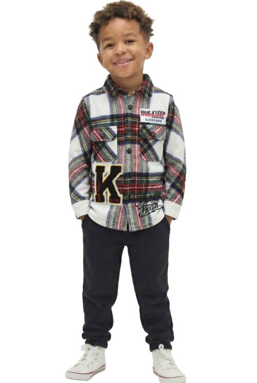 Drake Kid's Heavy Flannel Outer Shirt