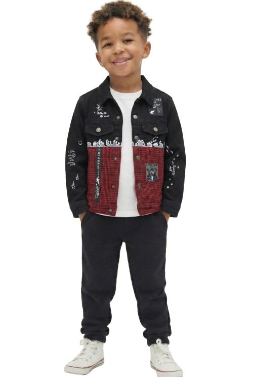 BRICK Kid's Premium Washed Denim Jacket only