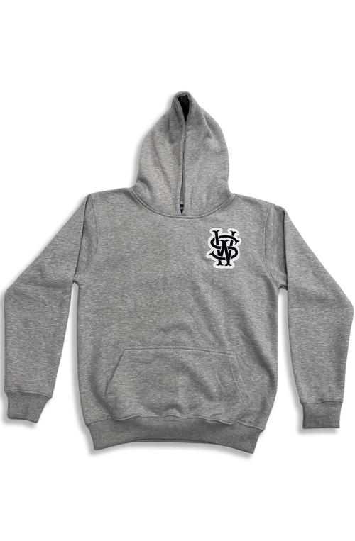 Stay Winning Grey Embroidered SW Logo Cursive Hoodie