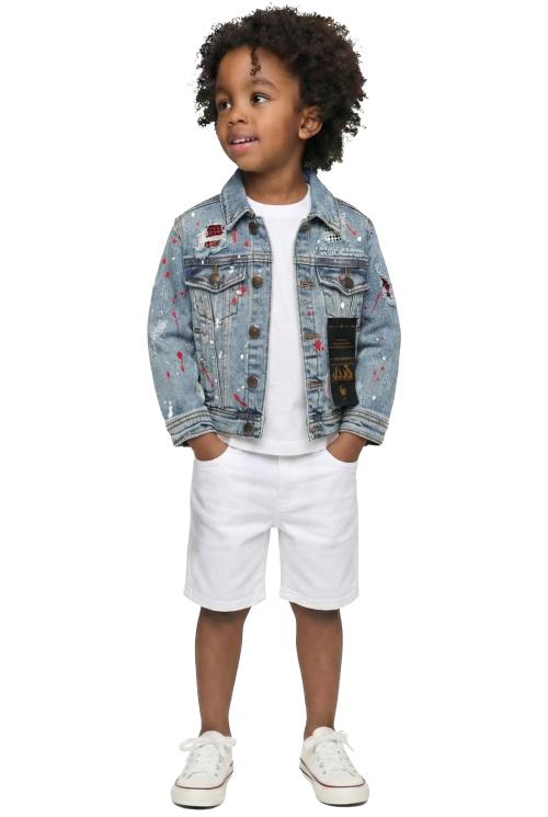 LAPIS Kid's Premium Washed Denim Jacket