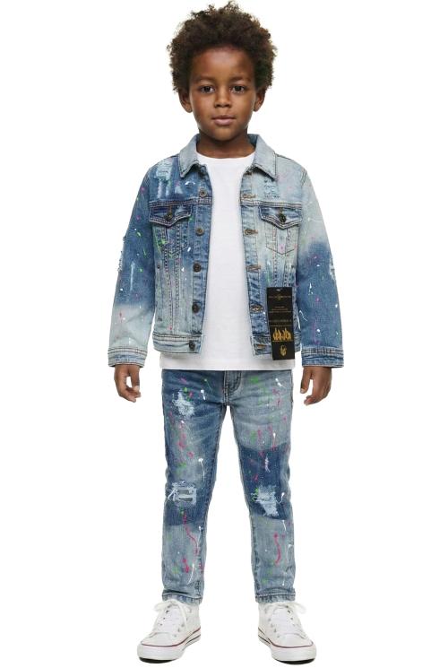 LAVA Kid's Washed Stretching Denim Pants only