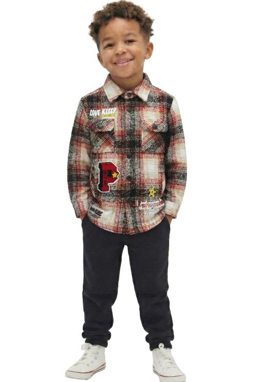 PEYTO Kid's Oversize Flannel outer shirket