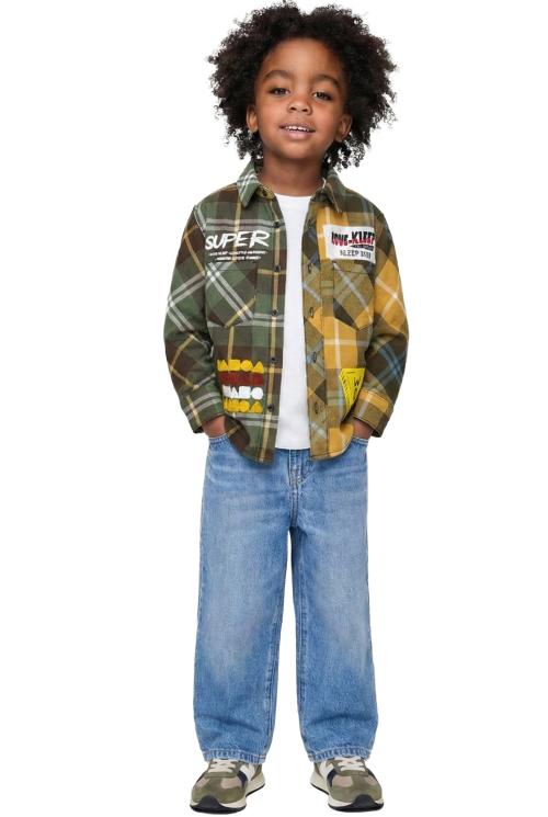 BISQUE Kid's Premium Flannel Button Down Shirt