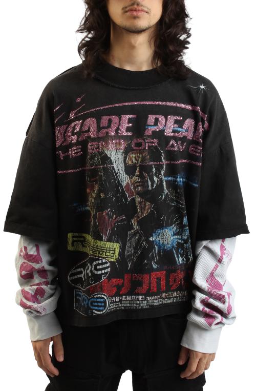 Cypher Graphic Crop Long Sleeve T-shirt