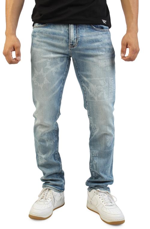 Guns and Roses Denim Pant