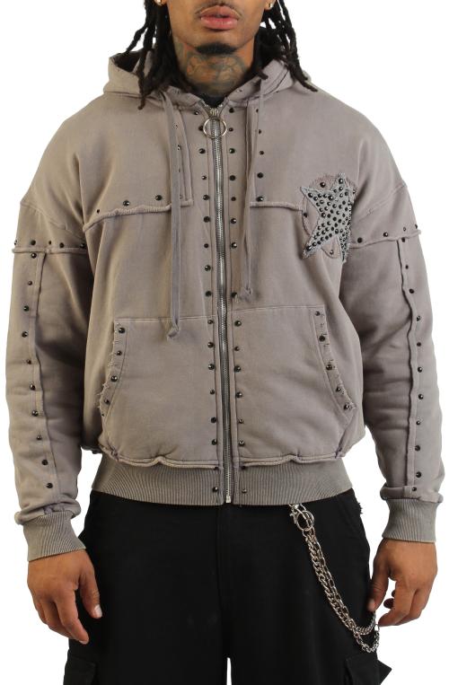 Crystal Star Zip-Up Hoodie