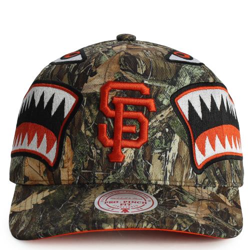 MLB San Francisco Giants Camo Shark Pro-Pinch Snapback