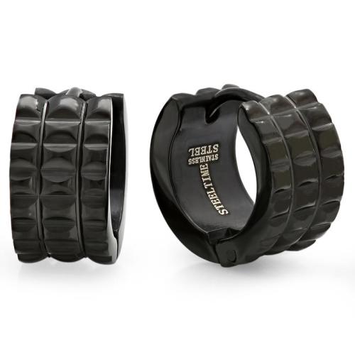 Punk Rock Studded Huggie Earrings